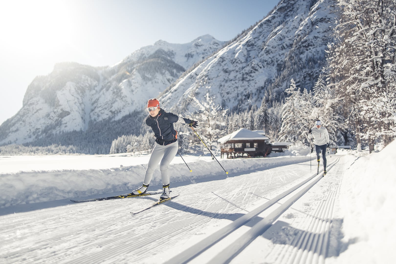 Langlaufen in den Dolomiten