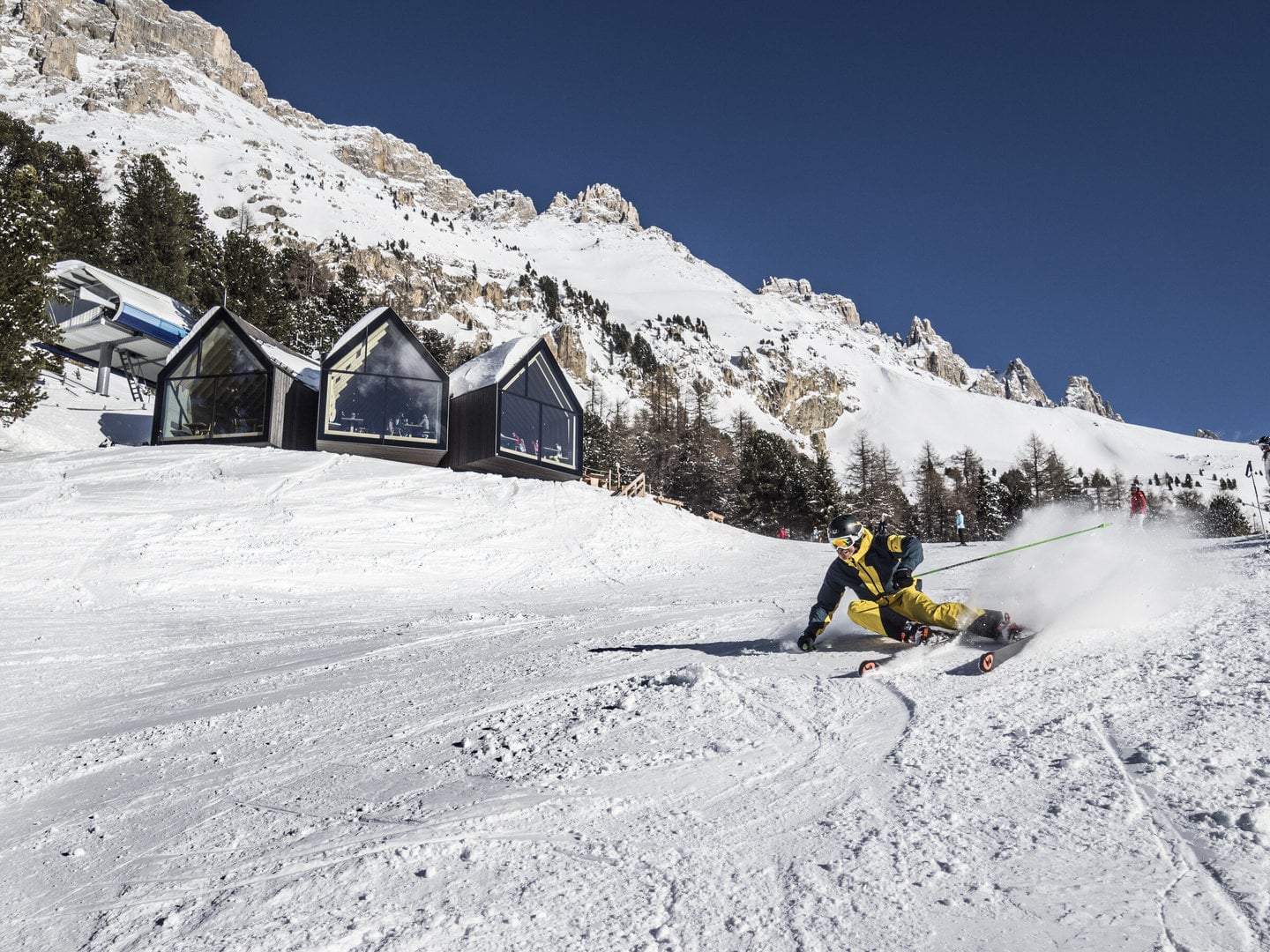 Ski holiday in the Dolomites with modern facilities